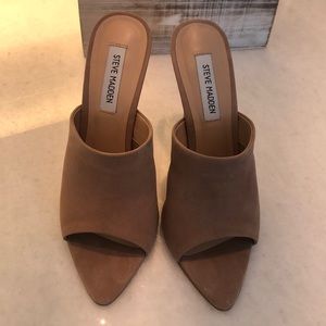 Steve Madden open toe mules